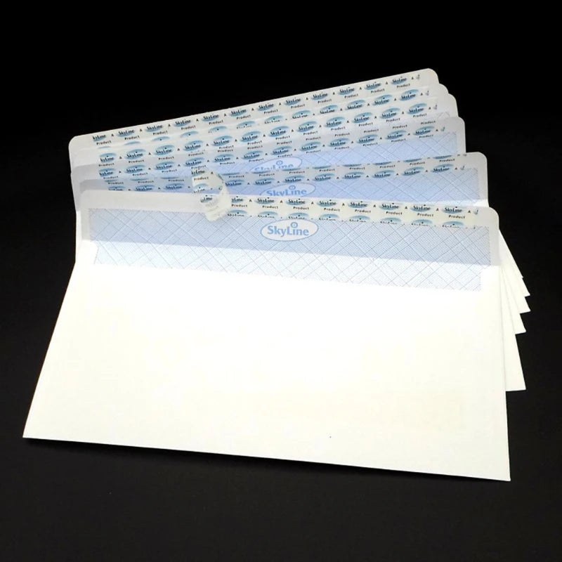 50pcs Security Envelopes with Window Confidential Seal