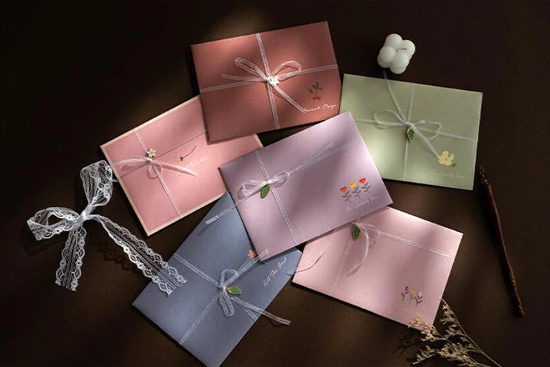 12pc Floral Envelopes