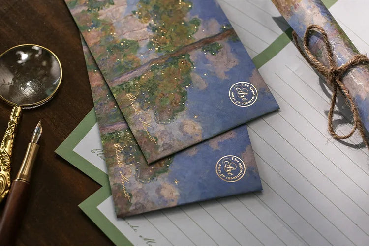 6 pcs/set Van Gogh starry sky Paper Envelopes