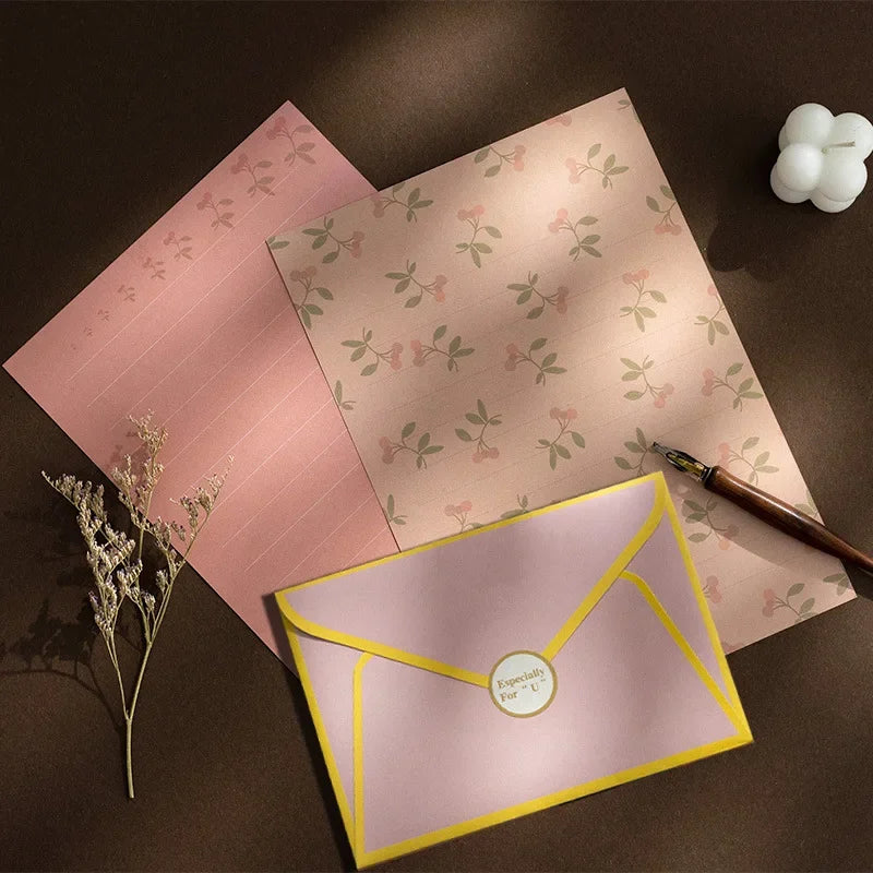 12pc Floral Envelopes
