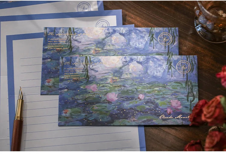 6 pcs/set Van Gogh starry sky Paper Envelopes