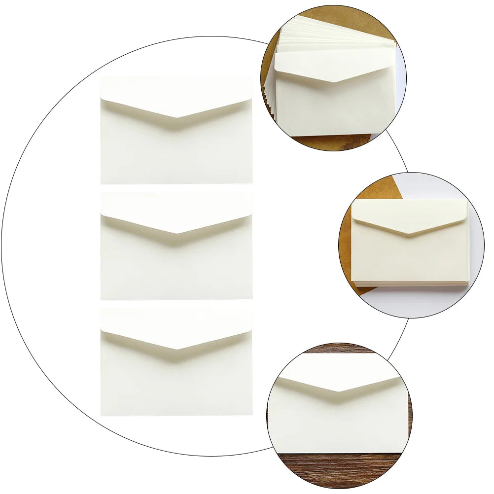 100 Pcs Mini Blank Envelope