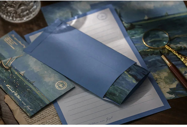 6 pcs/set Van Gogh starry sky Paper Envelopes
