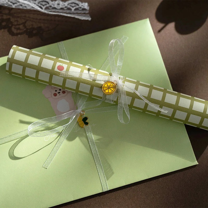 12pc Floral Envelopes