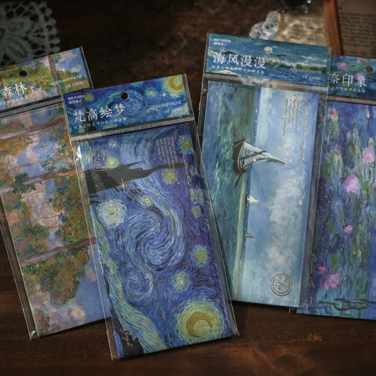 6 pcs/set Van Gogh starry sky Paper Envelopes