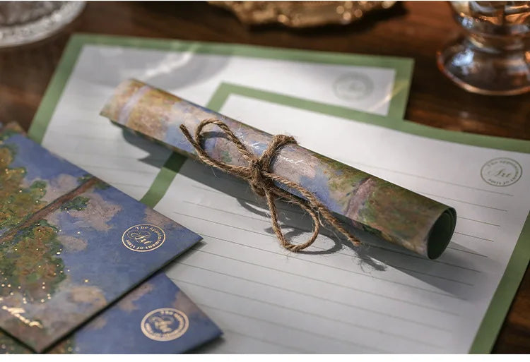 6 pcs/set Van Gogh starry sky Paper Envelopes