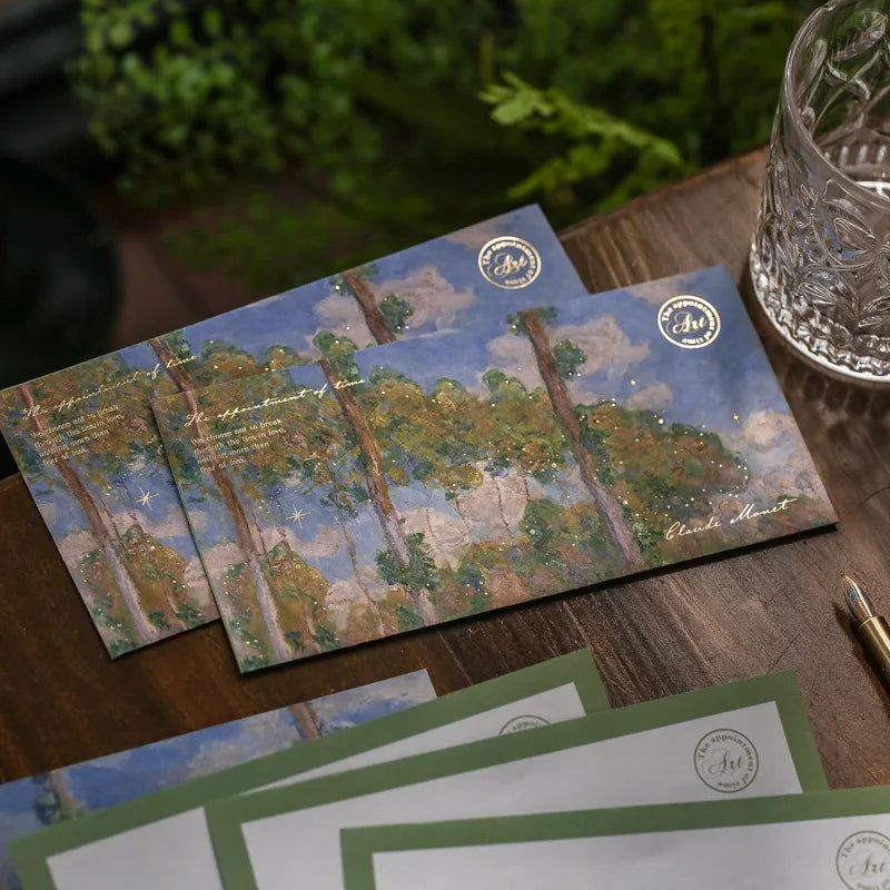6 pcs/set Van Gogh starry sky Paper Envelopes