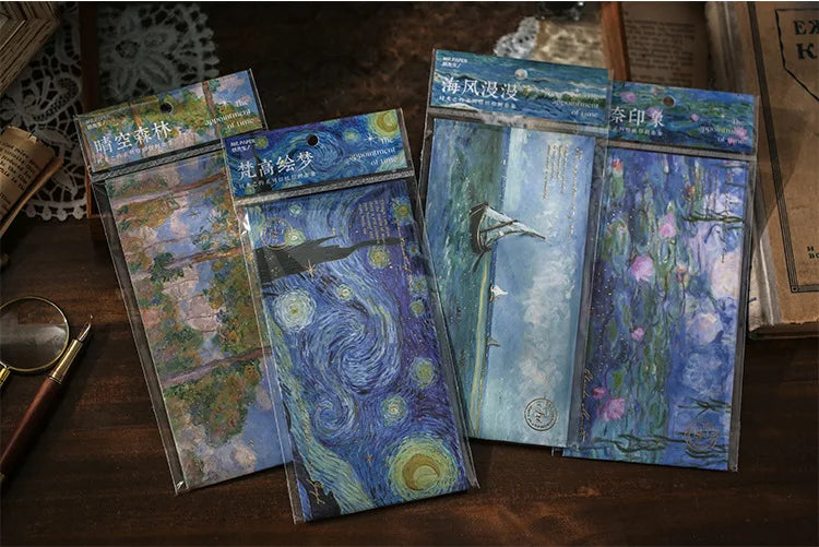 6 pcs/set Van Gogh starry sky Paper Envelopes