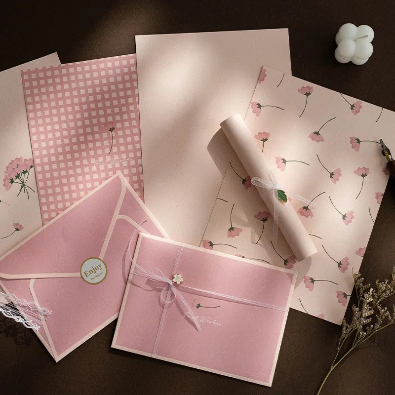 12pc Floral Envelopes