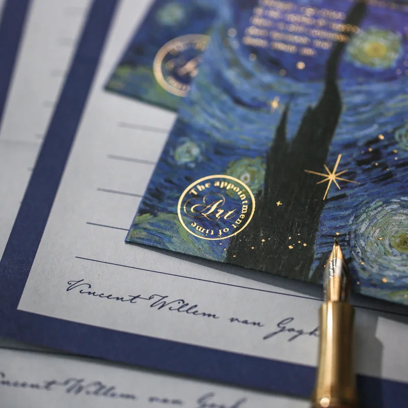 6 pcs/set Van Gogh starry sky Paper Envelopes