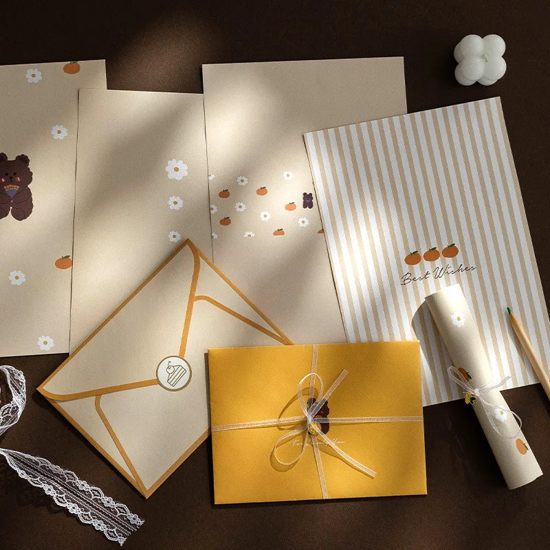 12pc Floral Envelopes