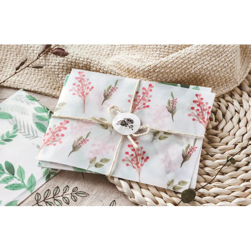 10pcs Floral Envelope