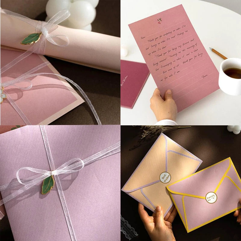 12pc Floral Envelopes