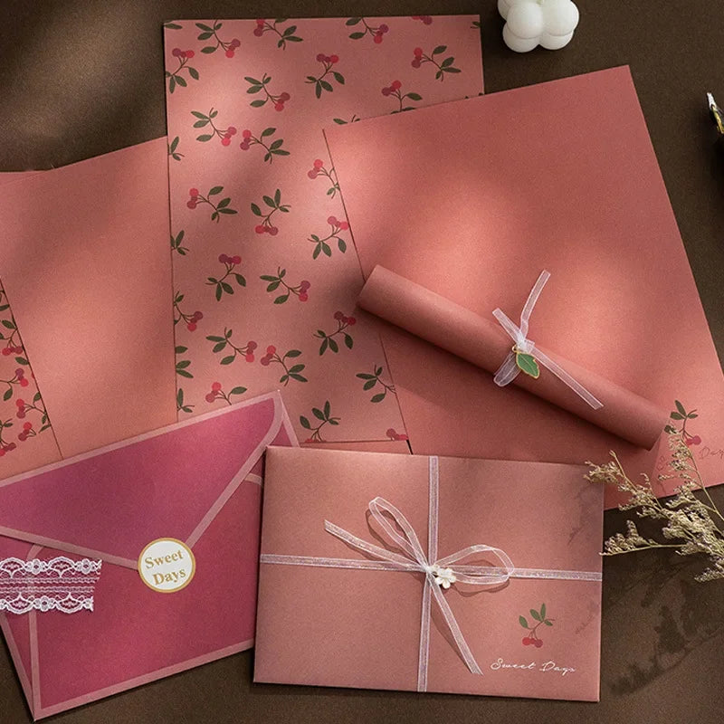12pc Floral Envelopes